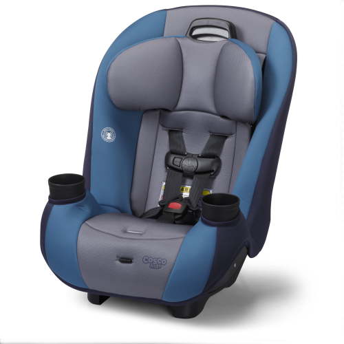Cosco Kids Entrada Infant & Toddler Convertible Car Seat, Aegean Sea, Blue