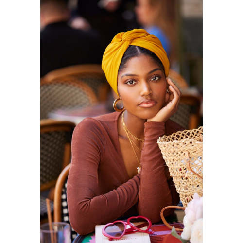 Flexible women's turban easy to tie - Indira de Paris – Indira de paris