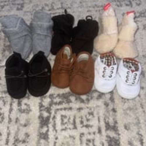 0-3 month baby shoes and booties