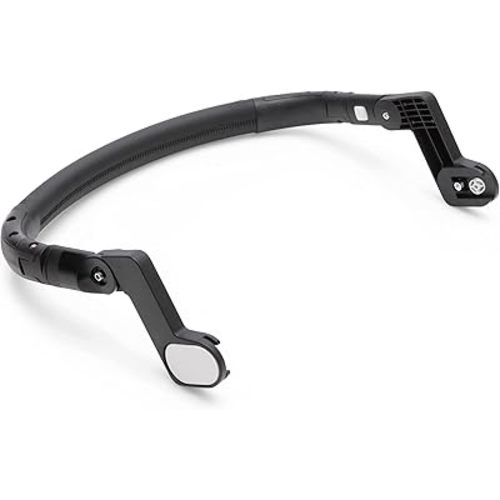 Bugaboo Butterfly Bumper Bar, Safe Baby Buggy Armrest for Butterfly Pushchair, Adjustable, Easy to Clean, Minimalistic and Sustainable Design, Grip Handle Bar for Growing Child, Black