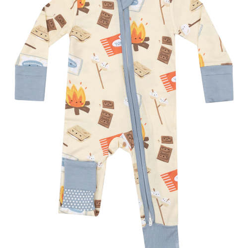 2-Way Zip Romper, Smores