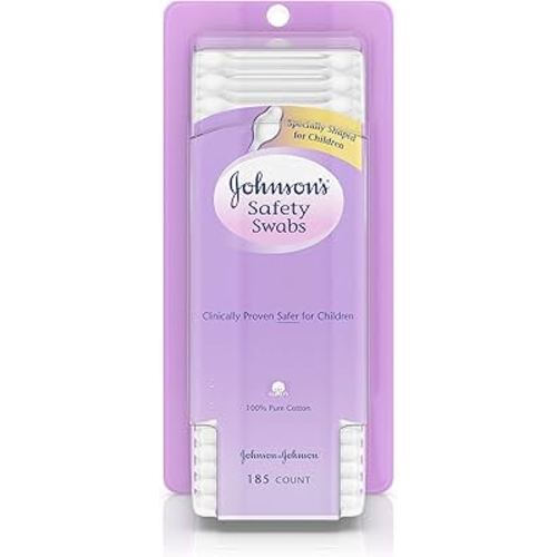 Johnson's Baby Safety Swabs 185 Each