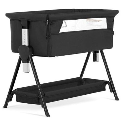 Dream On Me Jpma Certified Lilly Bassinet & Bedside Sleeper In Black