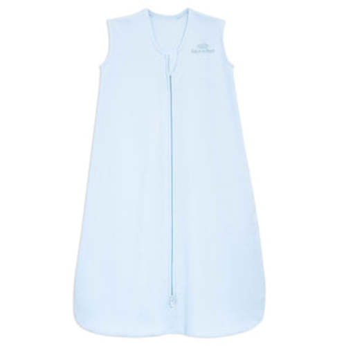 Blue Cotton Wearable Baby Blanket Small | HALO