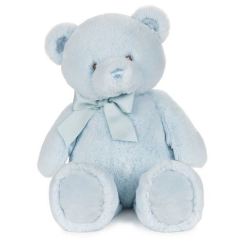 Baby GUND My First Friend Teddy Bear, Blue, Ultra Soft Animal Plush Toy for Babies and Newborns