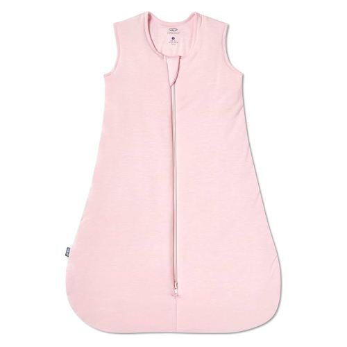 HALO Sleepsack Supersoft Wearable Blanket, Viscose Made from Bamboo, Sleeping Bag for Babies, 1.5 TOG, 0 – 6 Months, Small, Dusty Pink