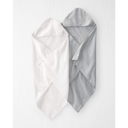Baby 2-Pack Organic Cotton Towels - Little Planet | Carter's