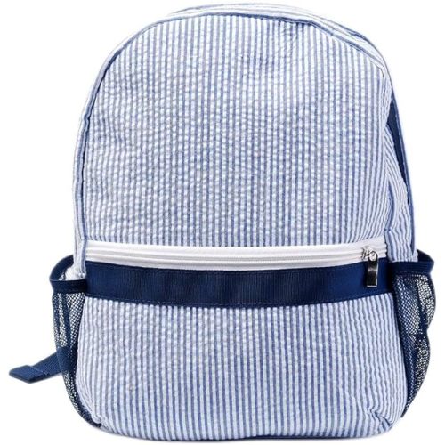 Toddler Backpack, Seersucker Preppy Backpack, Classic Cute Kids School Bookbag Preschool Kindergarten Children Bag