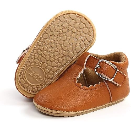 Baby Girl Moccasins Princess Sparkly Mary Jane Dresses Shoes Premium Lightweight Soft Sole Crib Shoes Toddler Shoes