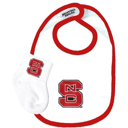 North Carolina State NC State Wolfpack Baby Bib and Socks Set