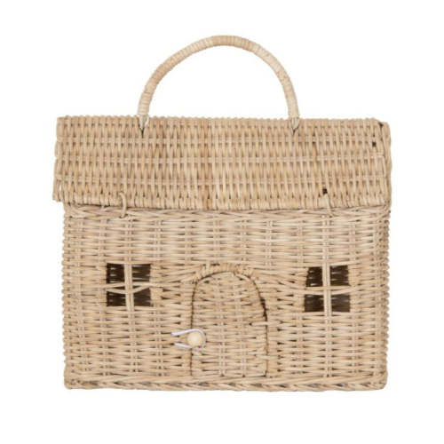 Casa Clutch | Straw Dollhouse Basket | Olli Ella Homewares – Brimful
