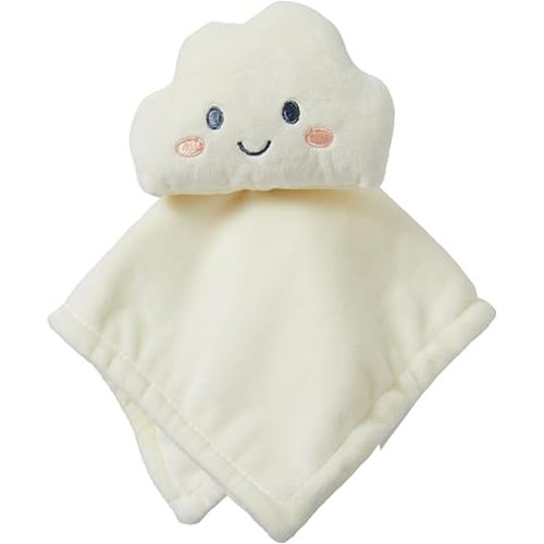 C.R. Gibson Little Hugs Cloud Minky Fabric Moon Lovey Blanket for Babies, 12.5" x 12.5", Multicolor