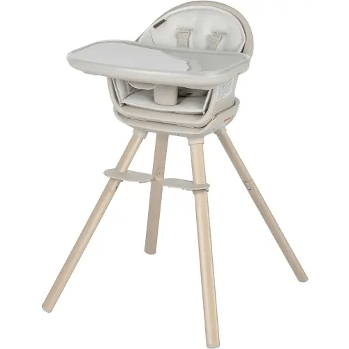 Maxi-Cosi Moa 8-in-1 Highchair, Machine Washable, Compact, Lightweight Design, Classic Oat
