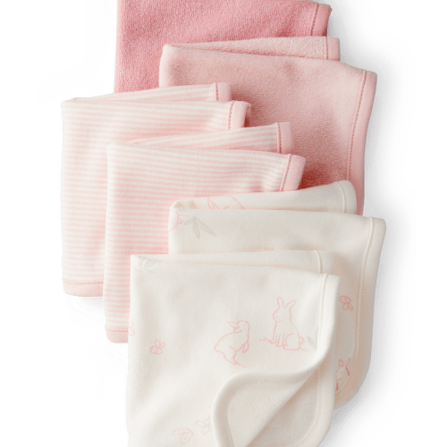 Pink Baby 6-Pack Wash Cloths | Carter’s Oshkosh Canada