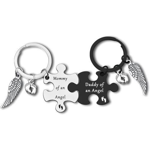 Loss Memorial Keychain Loss of Baby Memorial Gift Sympathy Gift for Infant Loss Pregnancy Miscarriage Baby Memorial Jewelry Remembrance Grieving Gift Loss Memorial Gift for Parent Miscarriage Keepsake