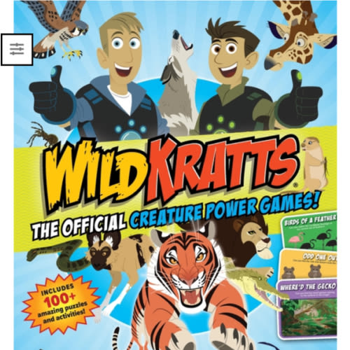 New! Wild Kratts: The Official Creature Power Games!: Discover the Fastest, Strongest, Fiercest, Biggest and Tiniest Animals on the Planet Book