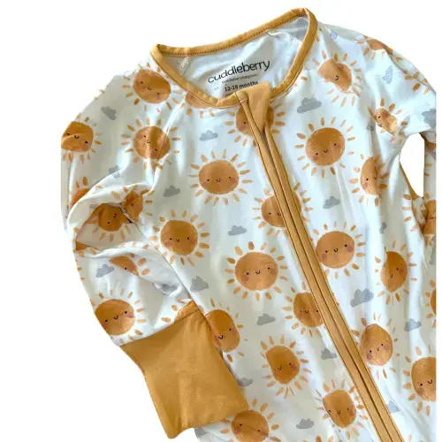 Boho Sun Zipper Sleeper- Made from Soft and Stretchy Bamboo – cuddleberry