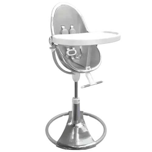 Bloom Highchair in fresco silver