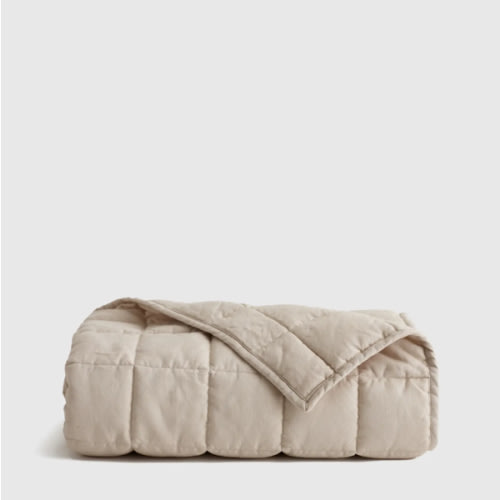 Linen Crib Quilt