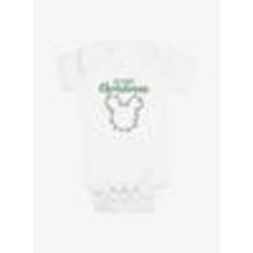 Disney Mickey Mouse My First Christmas Infant Bodysuit - WHITE | BoxLunch