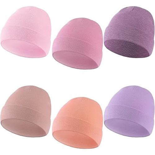 6 Pcs Preemie Baby Hats