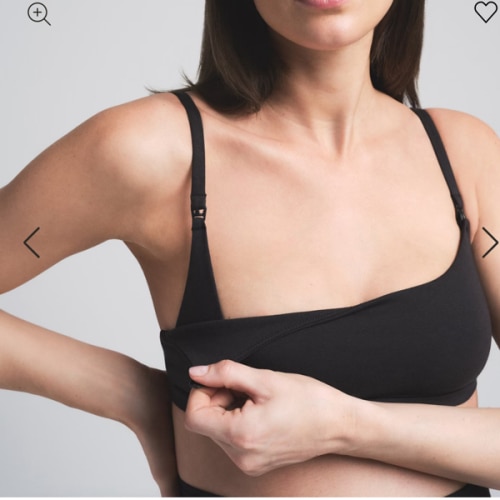 COTTON JERSEY MATERNITY NURSING SCOOP BRALETTE | SOOT