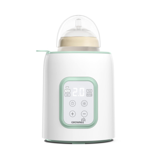 GROWNSY Baby Bottle Warmer, 8-in-1 Fast Baby Milk Warmer with Timer for Breastmilk or Formula, Accurate Temperature Control, 24H Keep, Food Heater&Defrost BPA-Free Bottle Warmer for All Bottles- Green