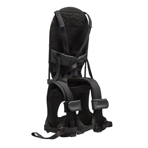 MiniMeis G5, Premium Black - Lightweight Child Shoulder Carrier - Upgraded Back & Shoulder Support - for Kids 6 Months to 4 Years Old
