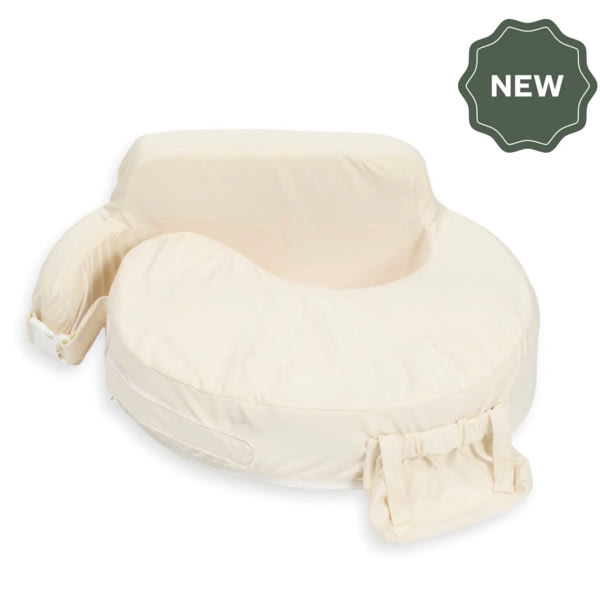 Super Deluxe Oat Nursing Pillow with 100% Organic Cotton Cover