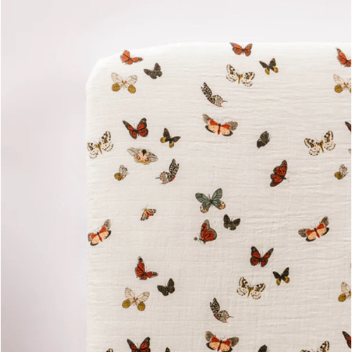 Butterfly Migration Crib Sheet
