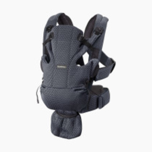 BabyBjörn Baby Carrier Free with Pocket Pouch Bundle - Anthracite/Black