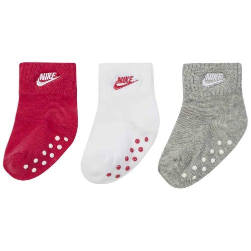 Nike Baby Girls' Ankle Gripper Socks (3 Pairs)