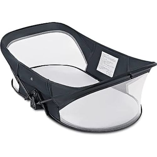 Portable Travel Pod with Mosquito Net and Sunshade Canopy,Lightweight Washable,Gray