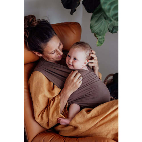 Newborn Carrier in Oak