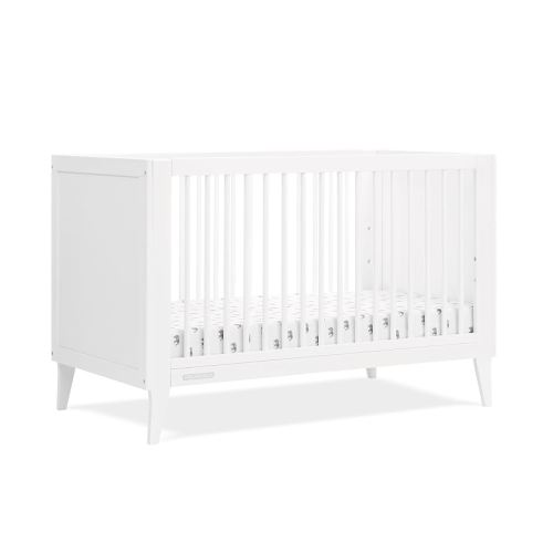 Delta Children Ollie 4-in-1 Convertible Crib - Greenguard Gold Certified, Bianca White