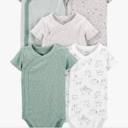 Simple Joys by Carter's unisex-baby 5-pack Side Snap Short-sleeve Bodysuit