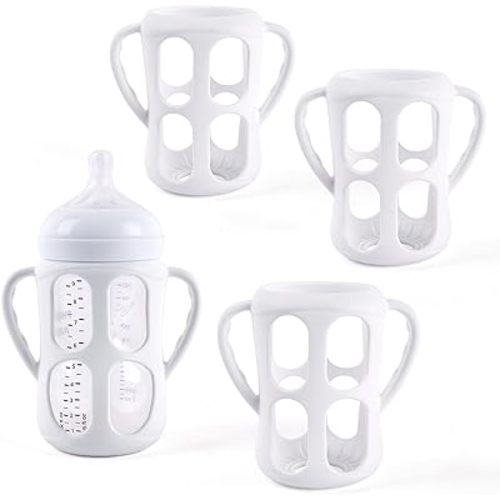 3 Pack Baby Bottle Handles for Philips Avent Natural Baby Bottles, Baby Bottle Holder with Easy Grip Handles