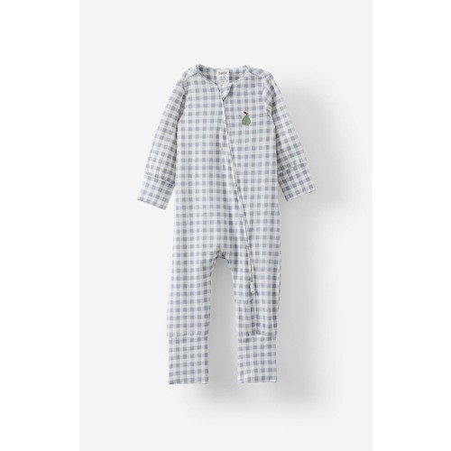 The Billie Long Sleeve Zip Romper, 0-3M