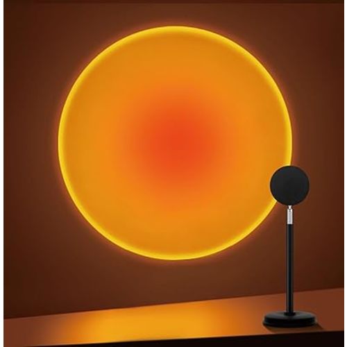 Sunset Lamp Projector,180 Degree Rotation Sun Projection Light Led Night Light Floor Lamp with USB Port,Sunset Lamps for Photography Party Bedroom Decor,Christmas Gifts for Women