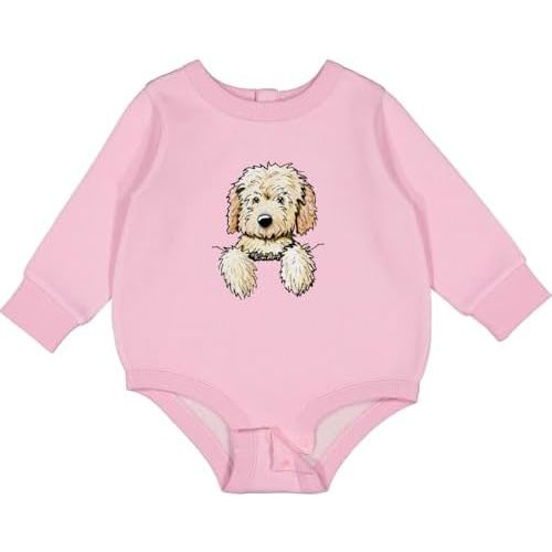 inktastic Pocket Goldendoodle Baby Fleece Bodysuit - KiniArt
