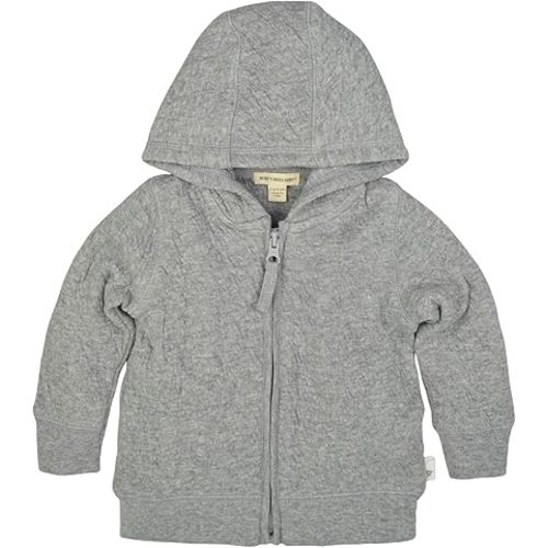 Burt's Bees Baby Unisex Baby Organic Cotton Zip-Up Hooded Jacket
