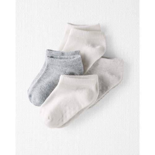 Baby 4-Pack No-Slip Socks - 0-3M - Style,Multi