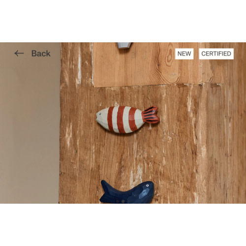 Harbour Hook - Fish Stripe - Red/Off-White – Ferm Living