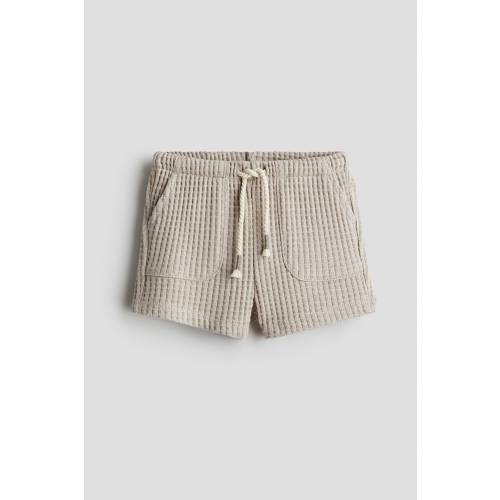 WAFFLED JERSEY SHORTS