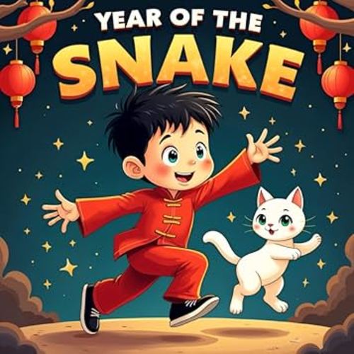 Year Of The Snake Celebrating Chinese new year book for kids 2025 : A Kid's Adventure stories , the Lunar New Year Celebration History and Learning about Chinese Traditions
