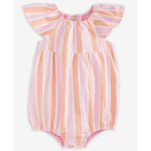 Baby Girls Striped Seersucker Cotton Sunsuit, Exclusively at Macy's