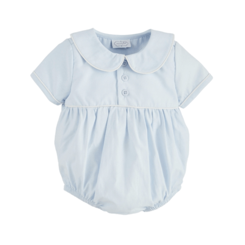 Collared Poplin Baby Bubble | 3-6 mo