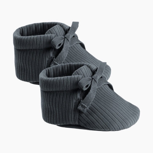 Quincy Mae Baby Booties - Indigo, 0-3 M