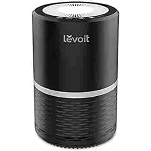 LEVOIT Air Purifier for Home, H13 True HEPA Filter for Smokers, Smoke, Dust, Mold, and Pollen in Bedroom, Filtration System Odor Eliminators for Office with Optional Night Light, 1 pack, Black