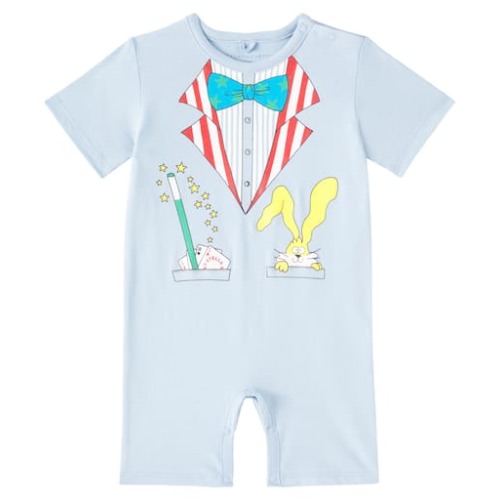 Baby printed cotton jumpsuit